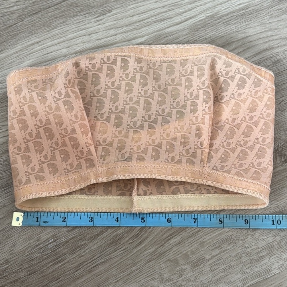 Dior Logo Nude Bandeau/bra